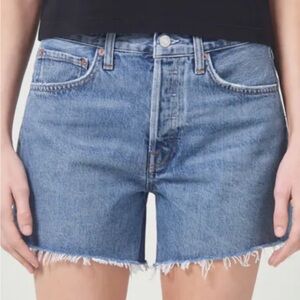 Agolde Parker Long Denim Women's Shorts
